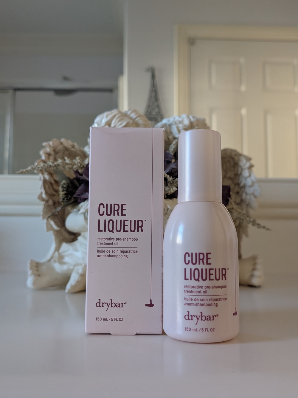 Drybar Cure Liqueur Restorative Pre-Shampoo Treatment Oil — Pink